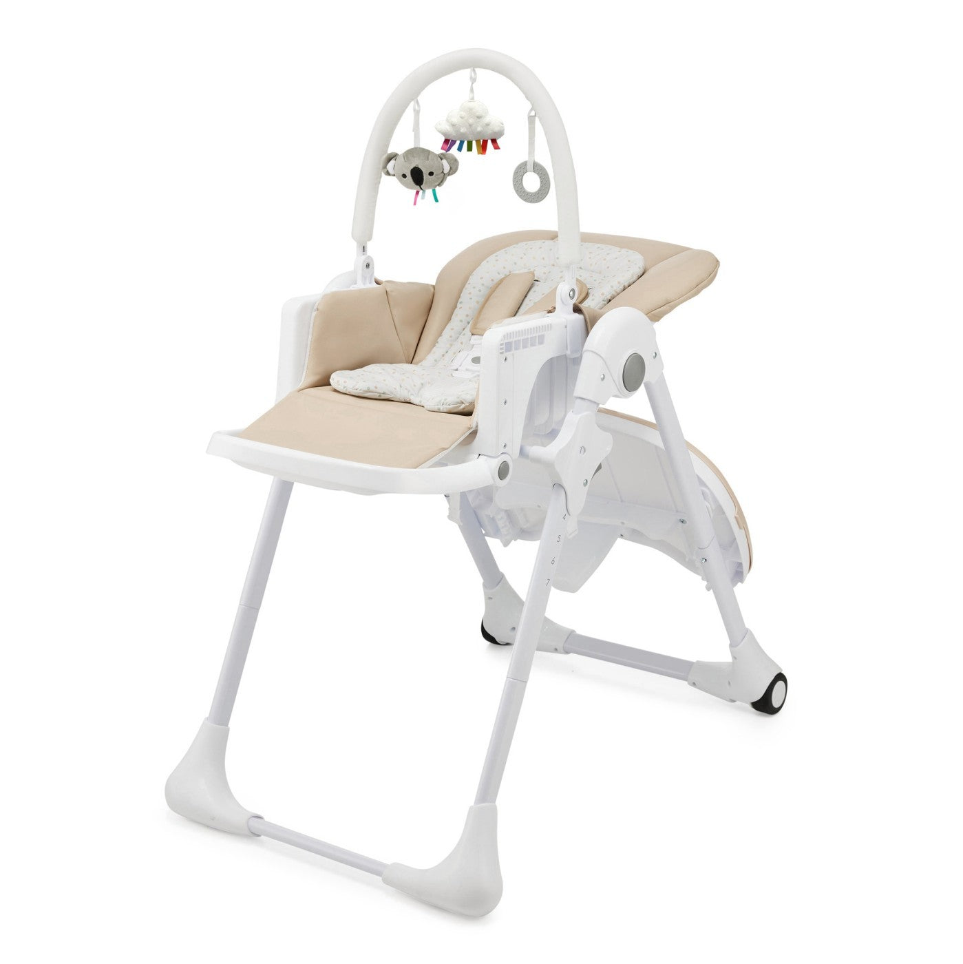 SCAUN DE MASA KINDERKRAFT TUMMIE, PLIABIL, GREEN - Bej