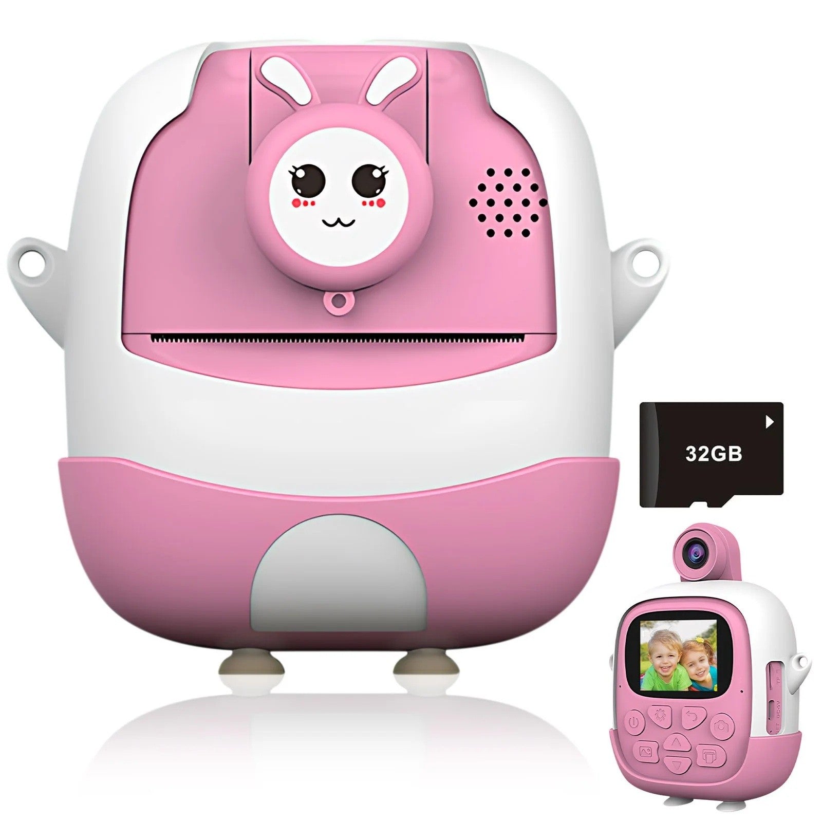 Camera Instantanee Copii Flippy, Printare Alb-Negru, Roz - Default Title (8) [ps:0691bbac-4fea-4264-bd64-e6144b8679dc]