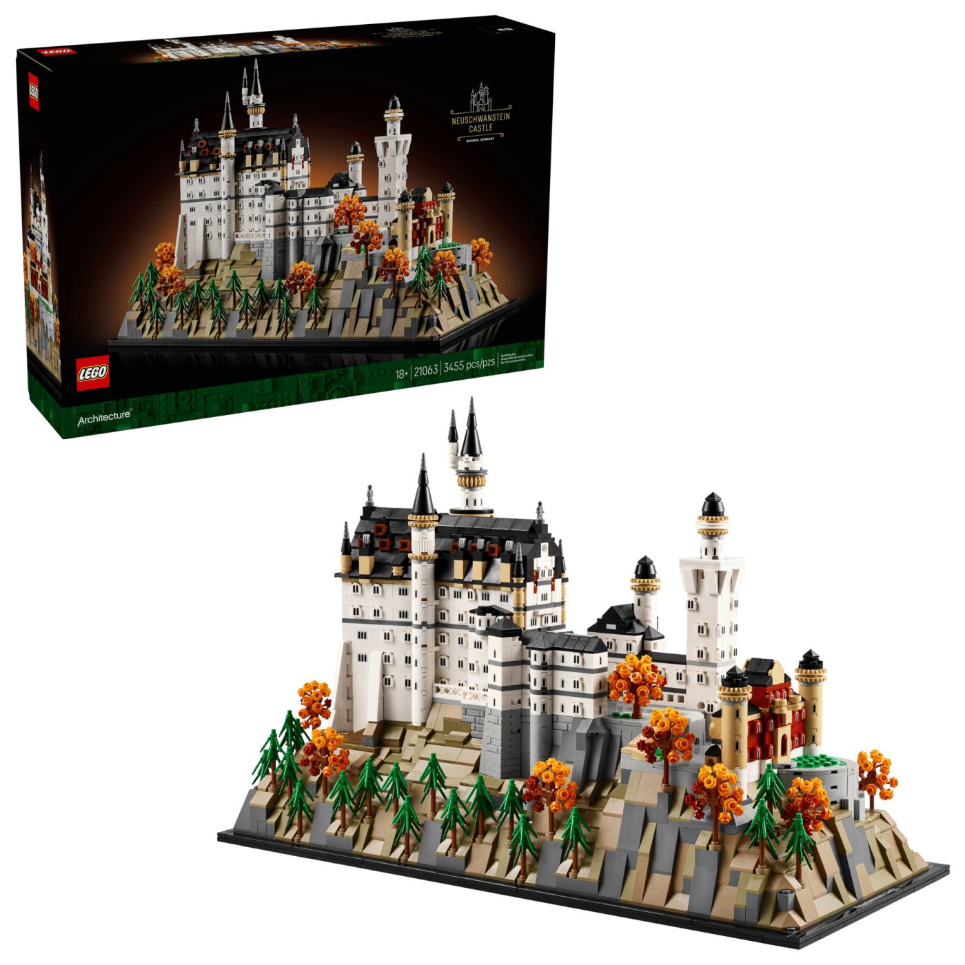 LEGO ARHITECTURE CASTELUL NEUSCHWANSTEIN 21063 - Imagine 3 [ps:b2604895-a089-435b-b57a-8b9ee5484c58]