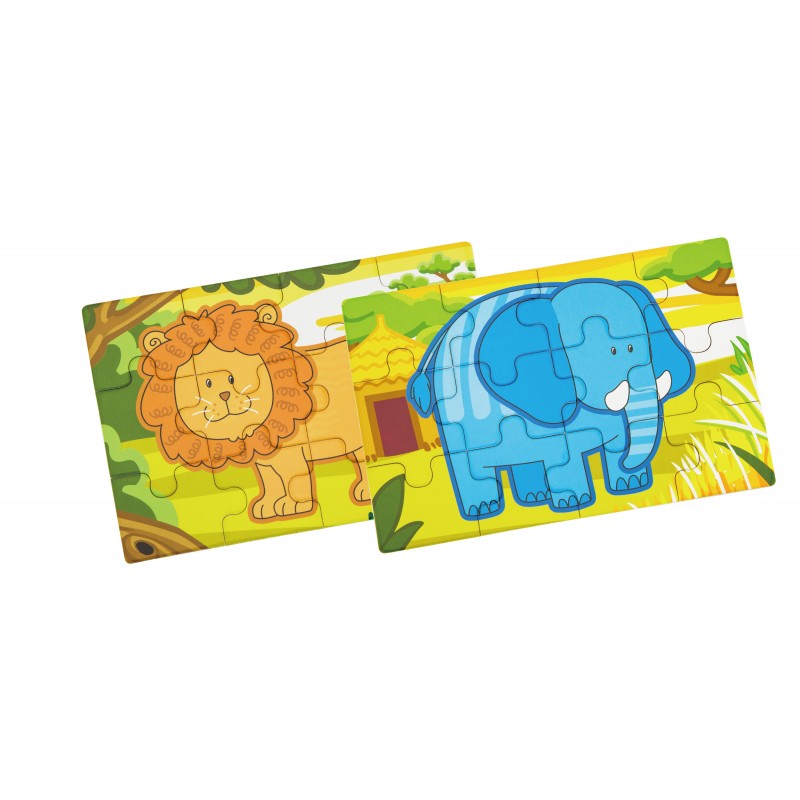 Puzzle conectabil 4 in 1 - Jungla, Viga [ps:e3cd781b-2242-4773-b826-eed7a7a51734]