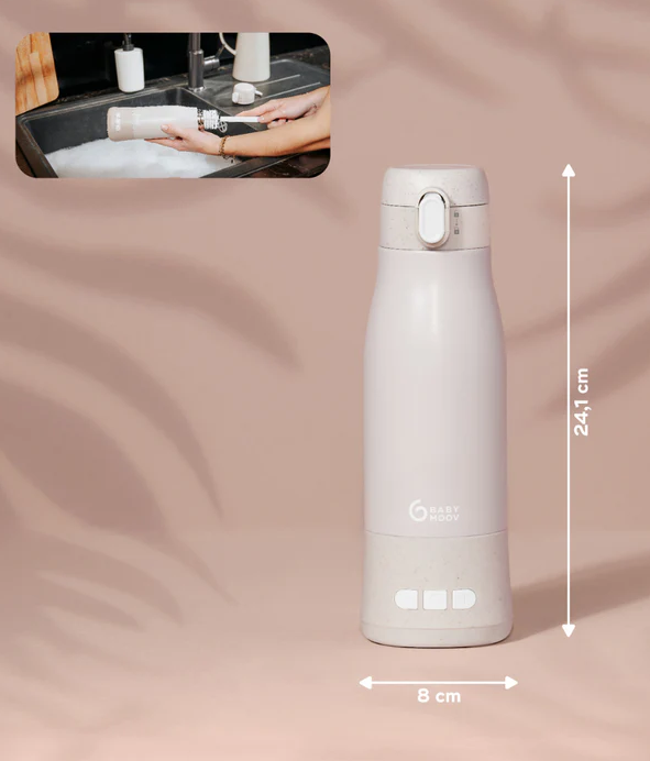 Încălzitor Biberoane Portabil Babymoov Moov & Feed, Beige - Mineral Beige (8) [ps:4c9a8e38-1adc-4b1e-ba4b-faca24071c42]