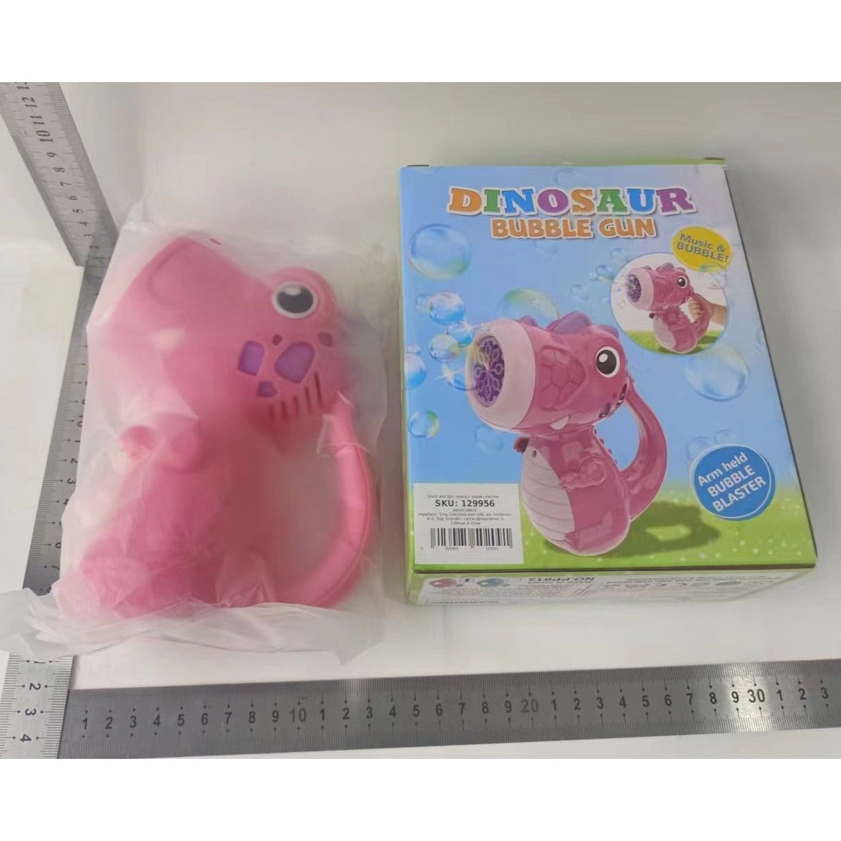 Jucărie Baloane de Săpun Dinozaur Flippy, Roz - Sunete și - Roz (8) [ps:54011365-6b0d-493b-bb86-404adbac0500]