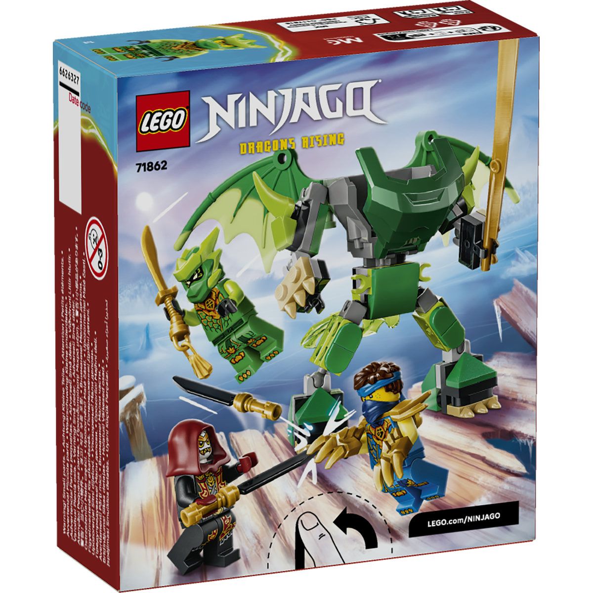 LEGO NINJAGO Robotul Dragon al lui Lloyd 71862 | Infant - Default Title (8) [ps:d9f987b4-307d-44e9-bb79-8d5d8a7875f0]