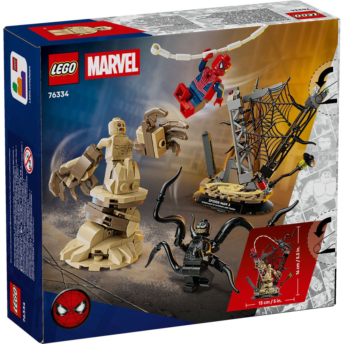 LEGO MARVEL BATALIE MEMORABILA OMUL PAIANJEN VS SANDMAN - Imagine 8