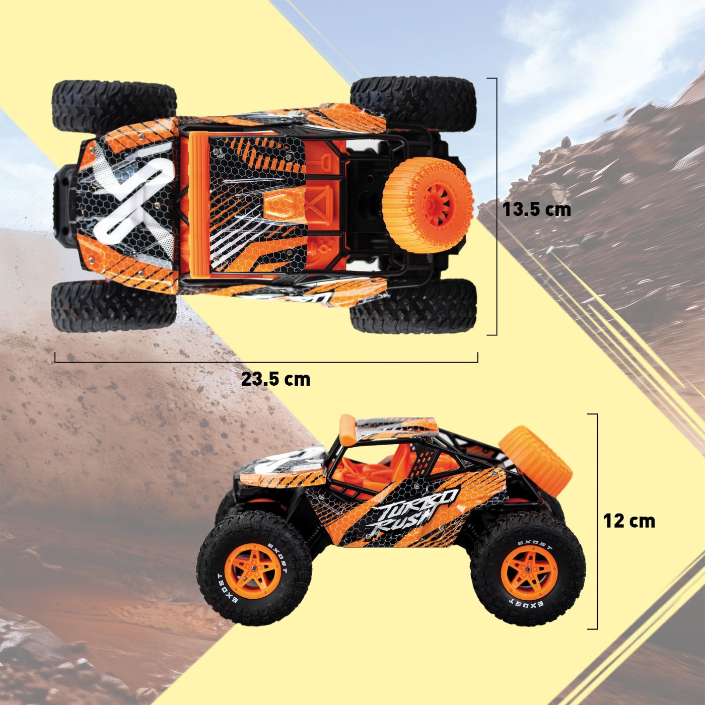 EXOST MASINA CU TELECOMANDA TURBO RUSH 2.4Ghz - Imagine 8