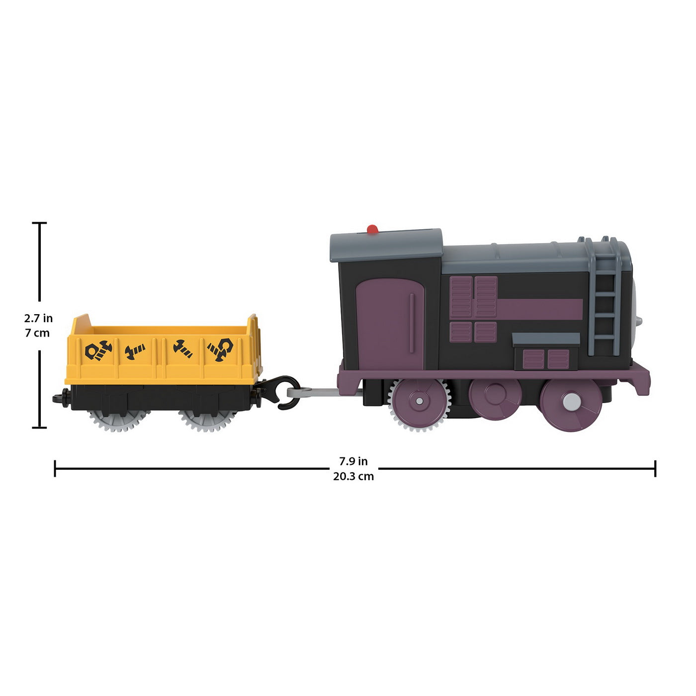 THOMAS LOCOMOTIVA MOTORIZATA SAFARI MONKEY THOMAS Mattel - Diesel - Vagon (8) [ps:5116a890-3b82-4bbd-a345-417956054005]