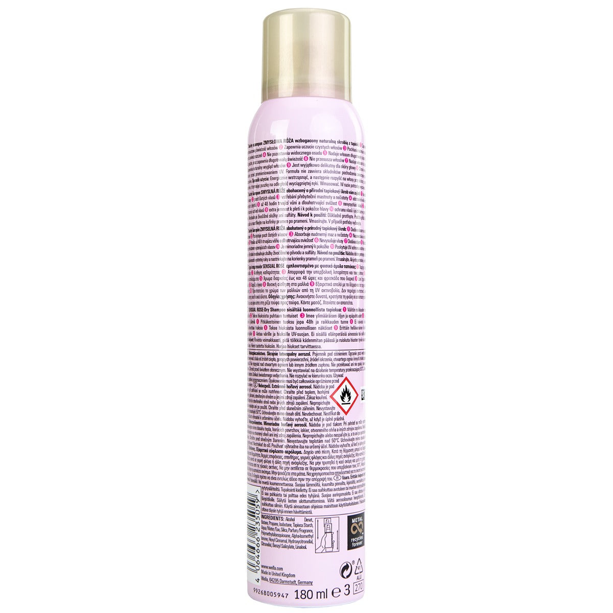 WELLAFLEX Sensual Rose, sampon, uscat, 180 ml - Imagine 3 [ps:67907526-8d6e-46db-83b8-586b630e5d4f]