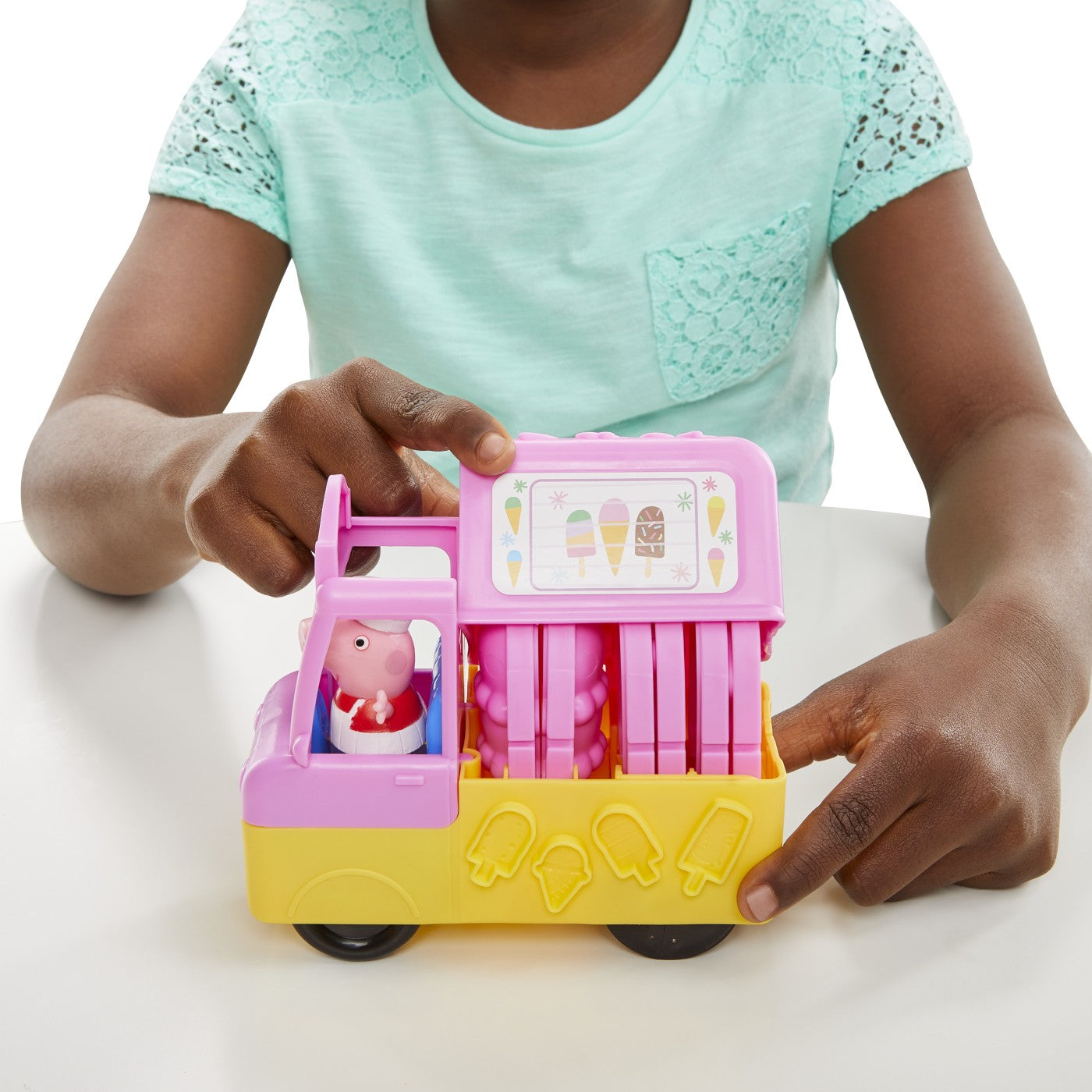 PLAY DOH PEPPA PIG SI MASINA DE INGHETATA Hasbro - Imagine 8
