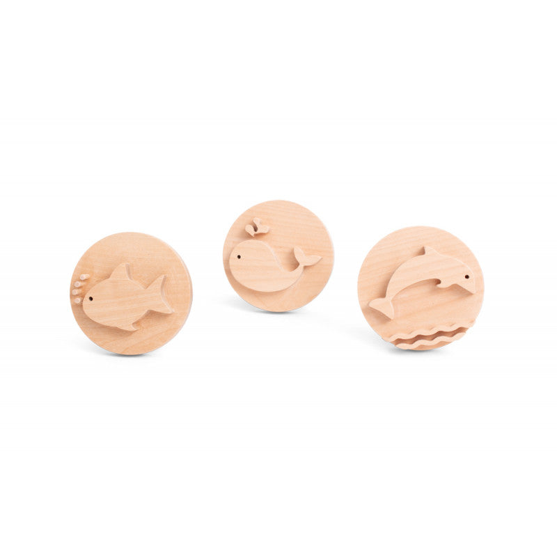 Stampile din lemn pentru nisip, BS Toys [ps:42a61985-19d8-4341-a10e-95100e41e8d0]