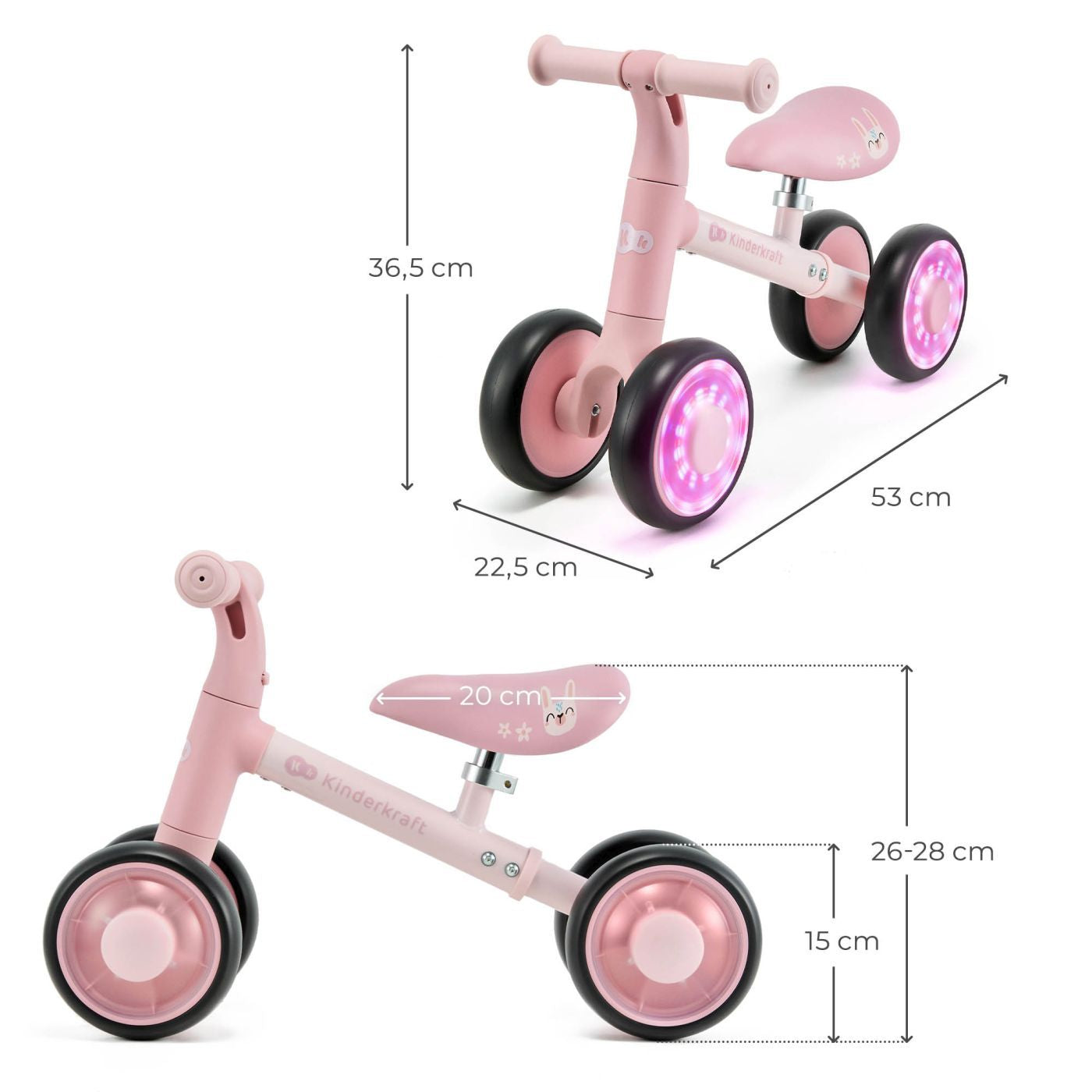 BICICLETA ECHILIBRU CUTIE FLASH, PINK [ps:bb85852e-51b1-4bf3-873b-c109852a9353]