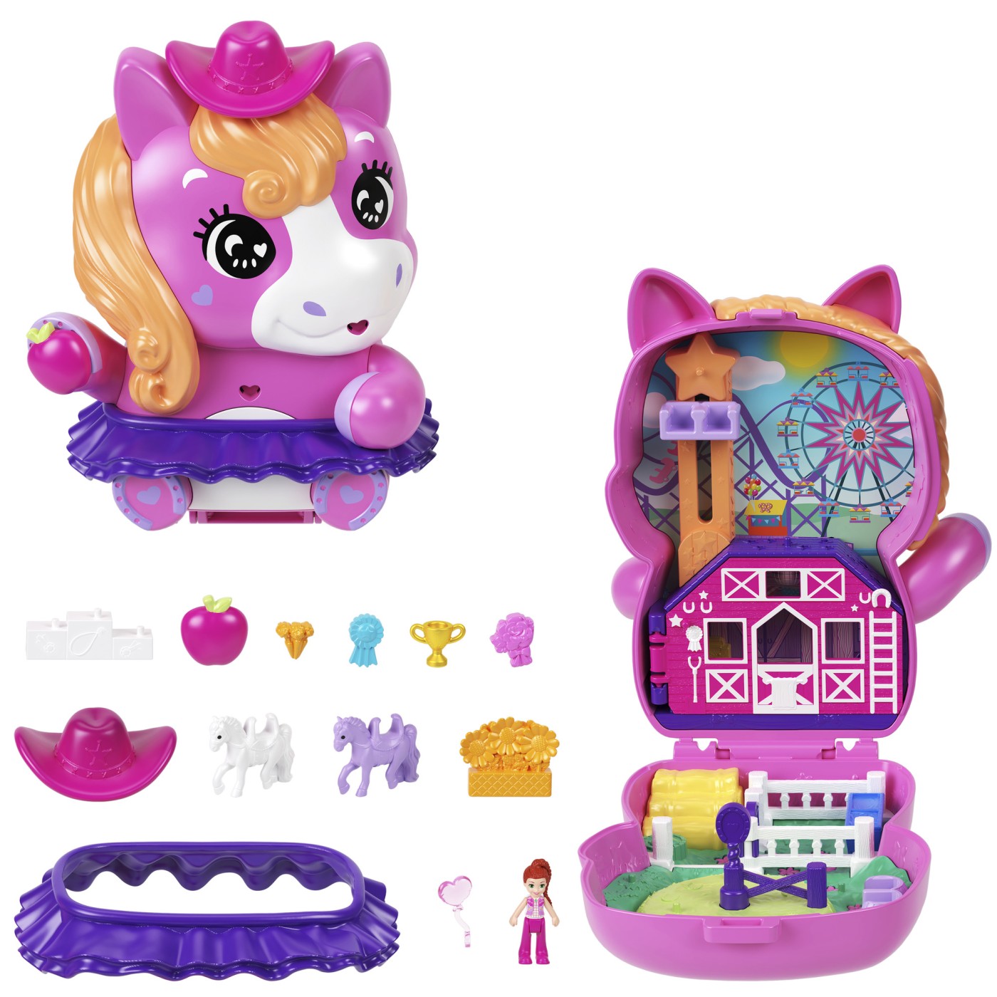 POLLY POCKET SET GENTUTA ANIMALUT PONEI LA RODEO CU - Imagine 8 [ps:398ba2cc-c4f4-410f-b518-742052f716ee]