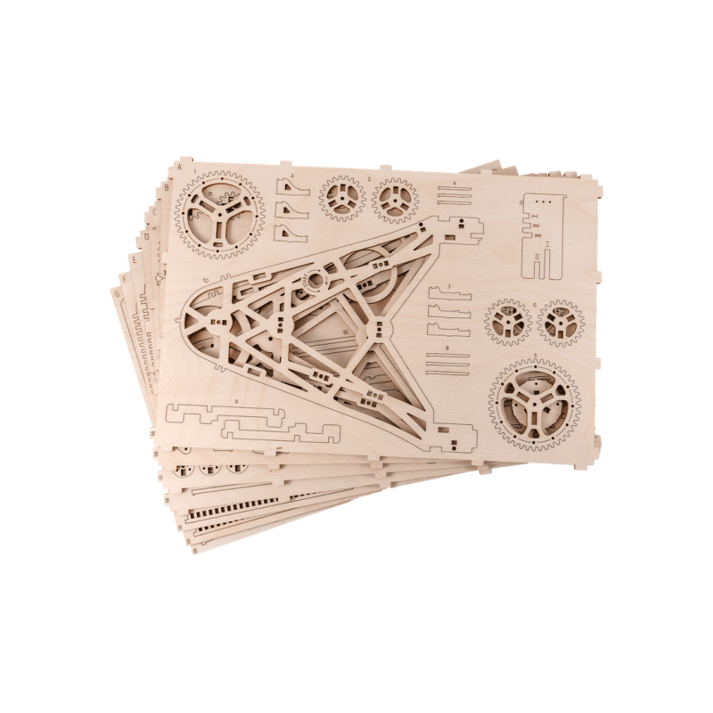 Puzzle 3D Moara - kit model mecanic [ps:77a572eb-148f-4964-8596-018749bcfcdb]