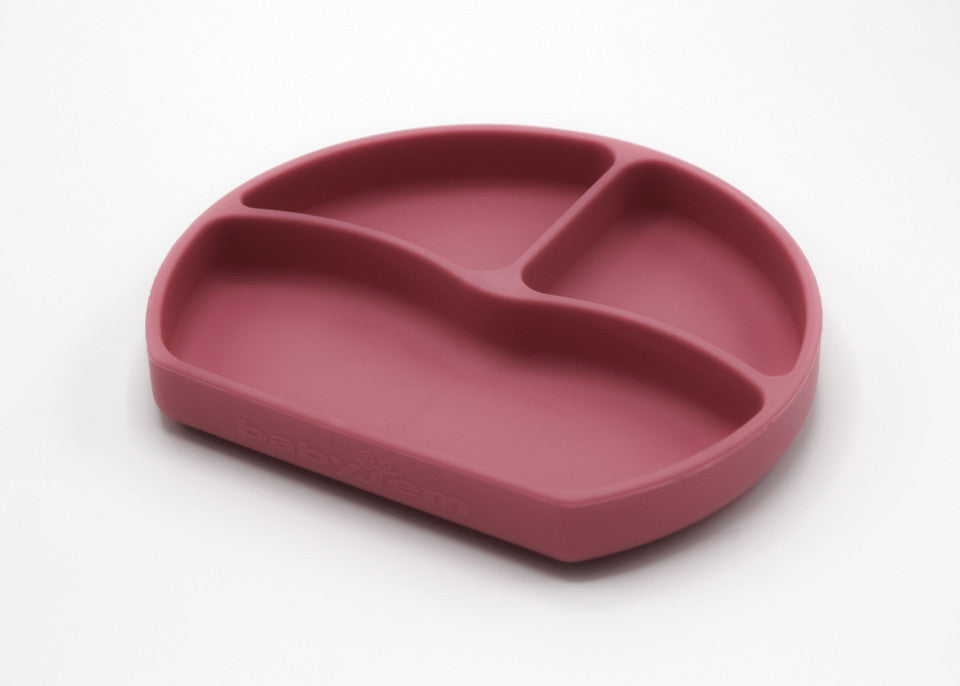Farfurie din silicon cu 3 compartimente pentru auto-diversificare BabyJem (Culoare: Maro) [ps:de60964f-b3fe-445e-bb3b-030cd3f92d9d]
