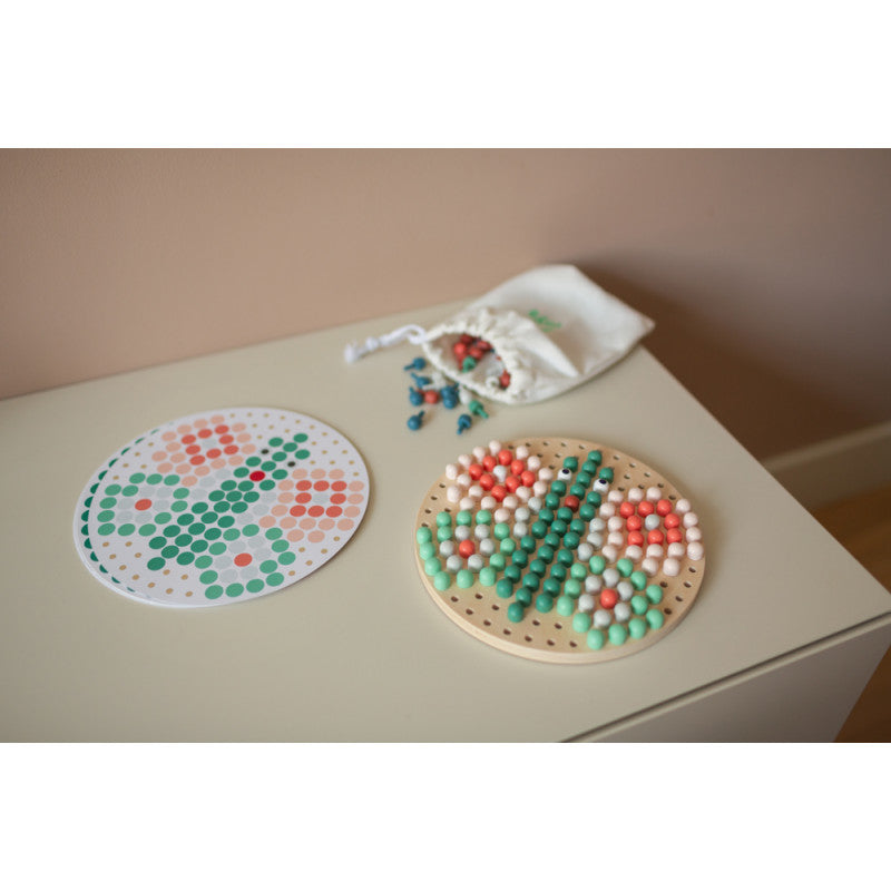 Placa Mozaic cu Piuneze, BS Toys [ps:56d99d15-61cc-473b-ac00-d64db4586f6c]