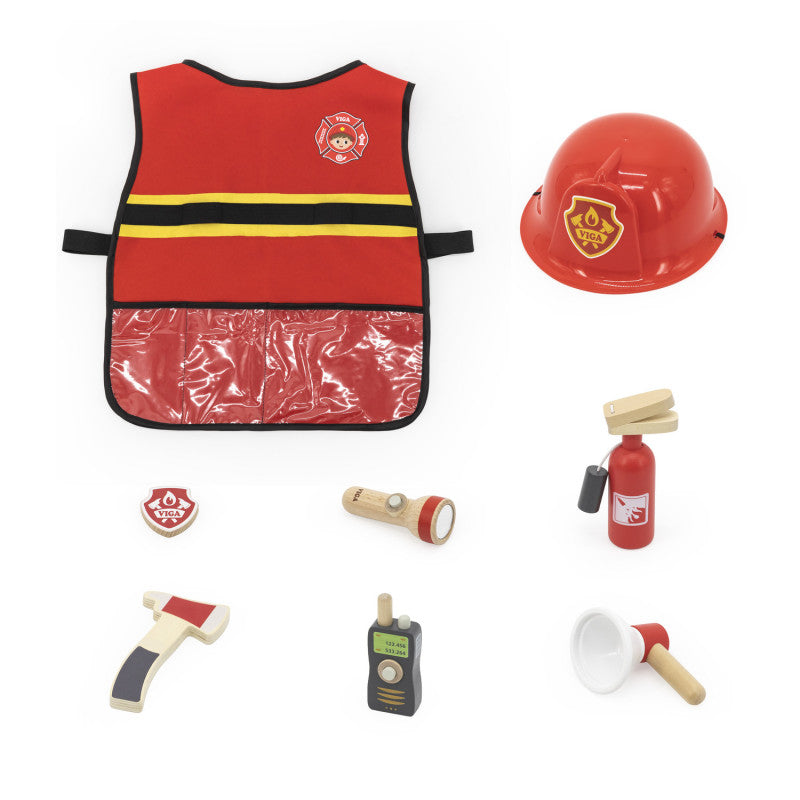 Set Pompier pentru joc de rol (8 piese), Viga [ps:62f2e82d-fbb4-462d-b285-de3c741adbc5]