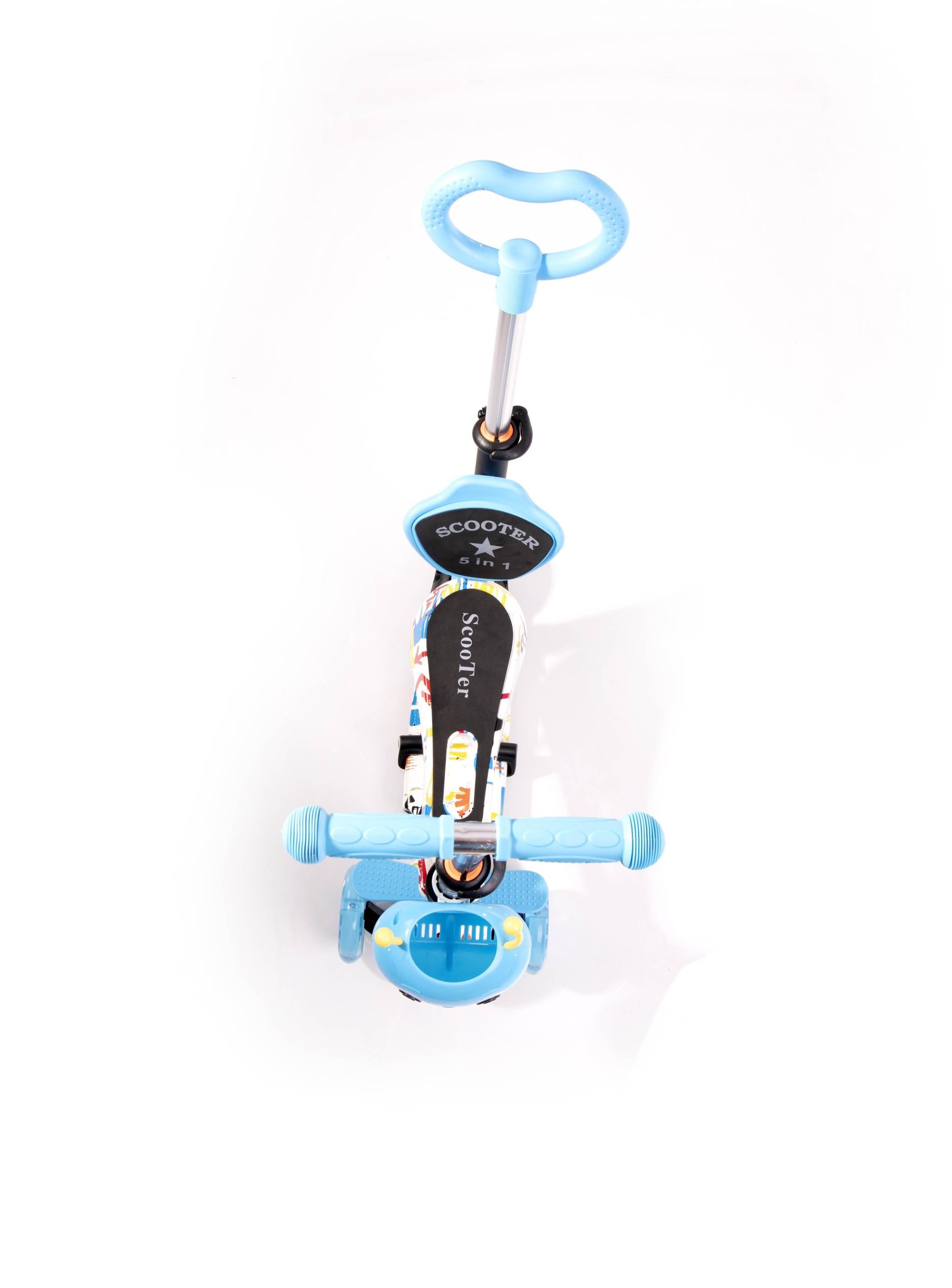 Trotinetă Copii Lorelli Junior Smart Plus, Blue & Green - Albastru (8) [ps:f2d32d8e-74ee-4528-bbbf-c687580ef043]