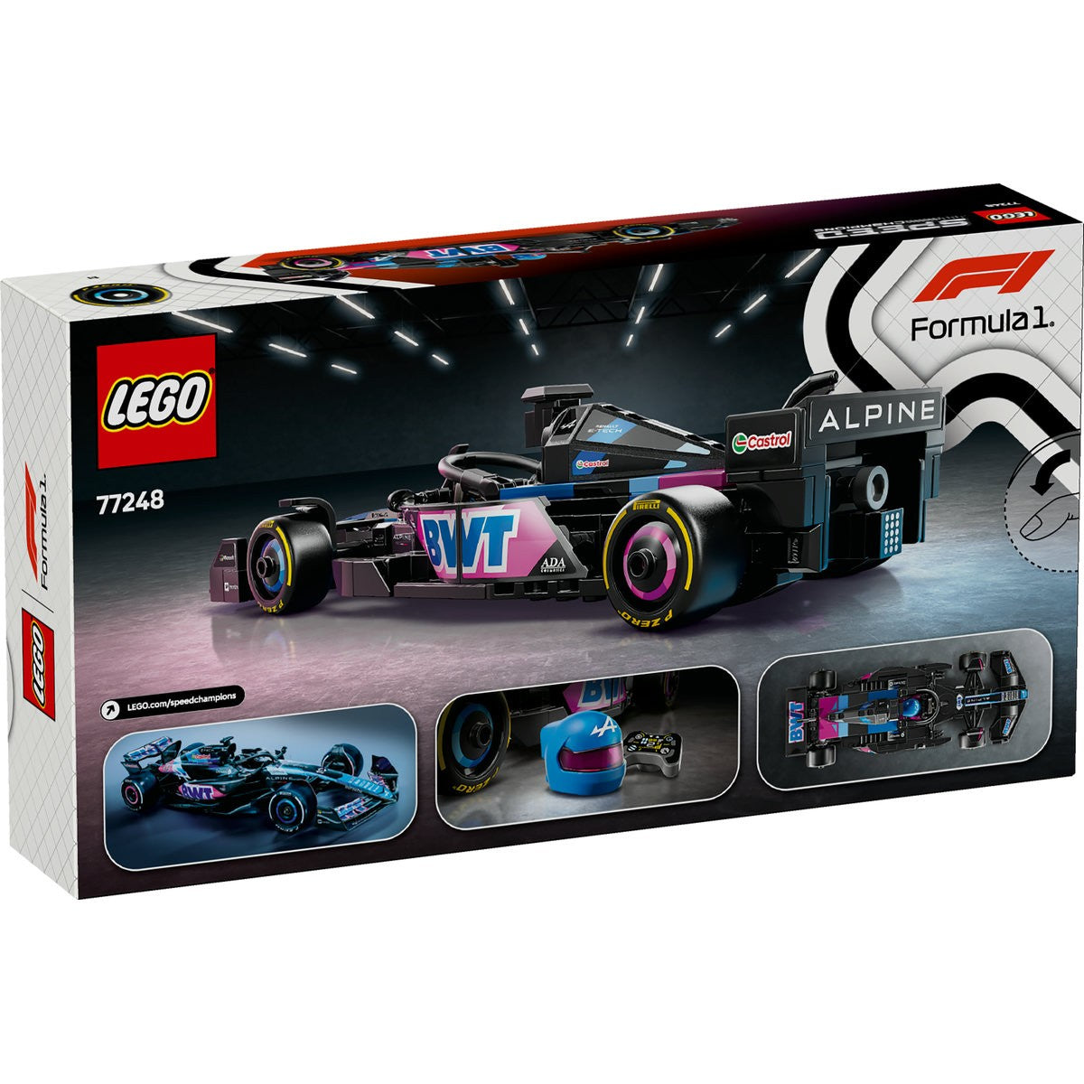 LEGO SPEED CHAMPIONS MASINA DE CURSE F1 BWT ALPINE 77248 - Imagine 8