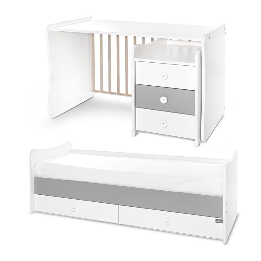 Mobilier Multifuncțional Lorelli Maxi Plus, Trio White Oak - Trio White Stone Grey (8) [ps:a2d3f3ff-0d62-4841-83da-660ed76781f1]