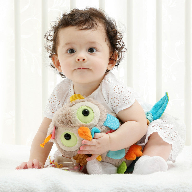 Jucarie senzoriala din plus cu activitati si vibratii Bufnita, PlayQ Sigikid [ps:87190a16-24fe-4655-95a8-751457617dc2]