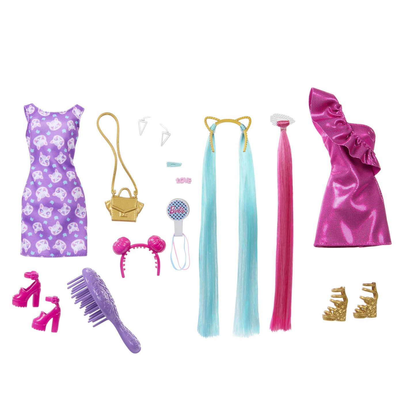 BARBIE PAPUSA BARBIE FUN AND FANCY HAIR Mattel - Imagine 6 [ps:be6962f5-465f-4aea-b599-bfd7f84b24b5]