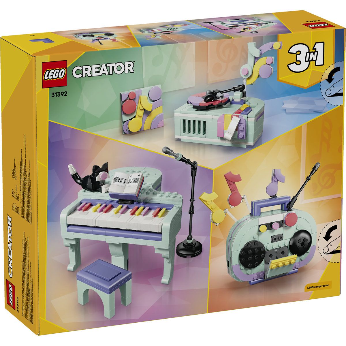 LEGO Creator Pian Decorativ cu Pisică 31392 | Infant.ro - Default Title (8) [ps:b7e8d2dc-c220-4b8a-bde7-f4b19c0a4c37]