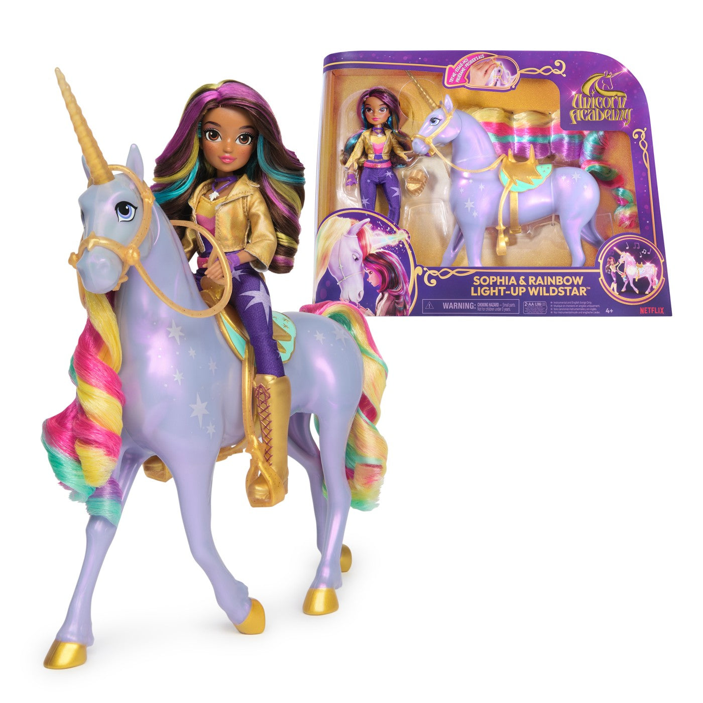 UNICORN ACADEMY SET SOPHIA SI WILDSTAR LUMINA DE - Imagine 8