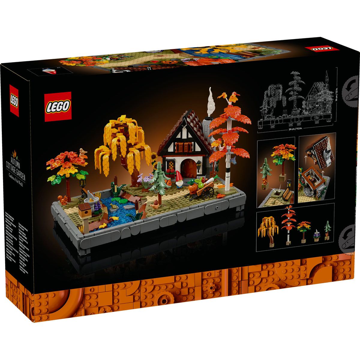 LEGO ICONS GRADINA DE CABANA TOAMNA 11372 - Imagine 8