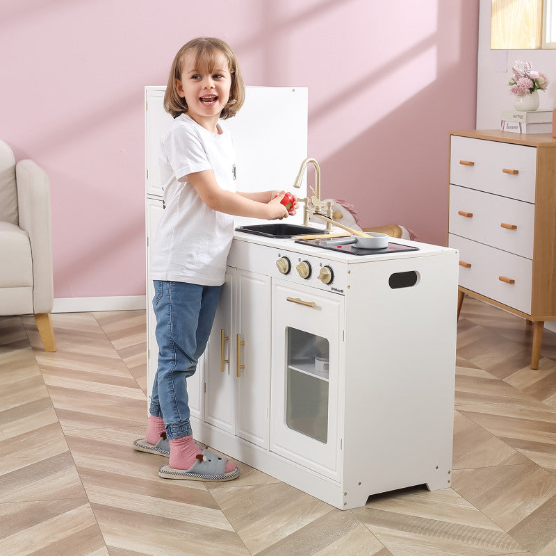 Bucatarie moderna alb clasic cu lumini si sunete, PolarB Viga [ps:636b8883-3412-4ee8-900e-c19ce528bd94]