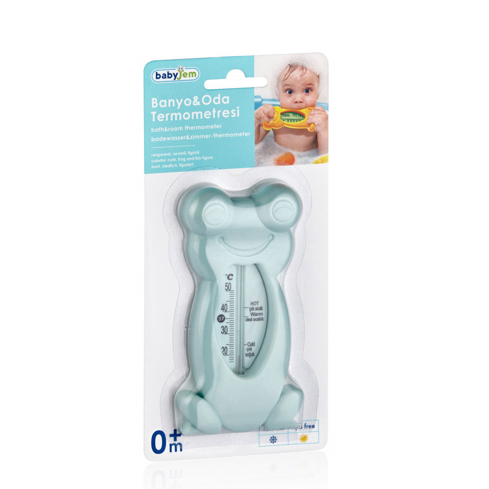 Termometru de baie si camera BabyJem Broscuta (Culoare: Bleu) [ps:87191099-36ec-4479-9823-47d20312c37e]