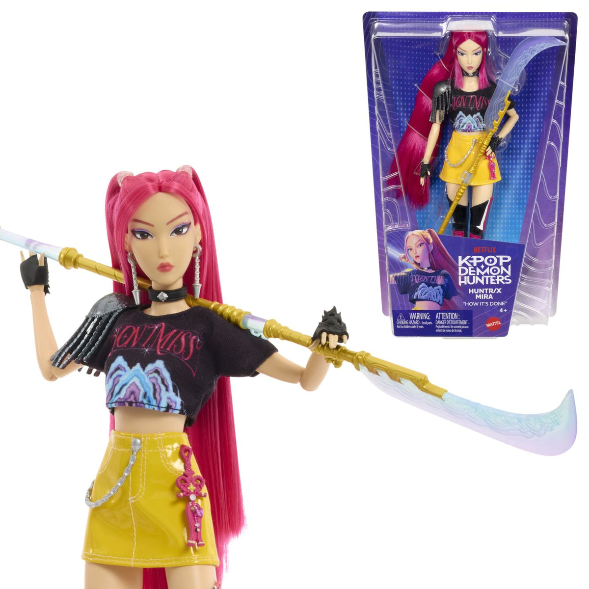 Papusa Mira K Pop Vanatori de Demoni HUNTR/X 30cm - Mattel - Default Title (8) [ps:ba3add56-f12f-4c94-a431-74d252833007]