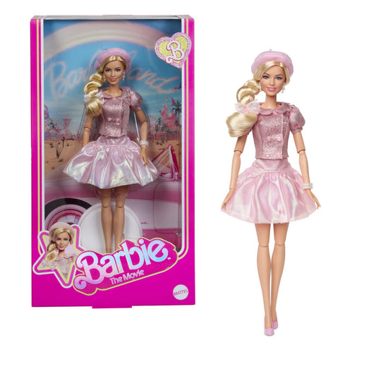 BARBIE THE MOVIE PAPUSA BARBIE CU ROCHIE ROZ Mattel - Imagine 8