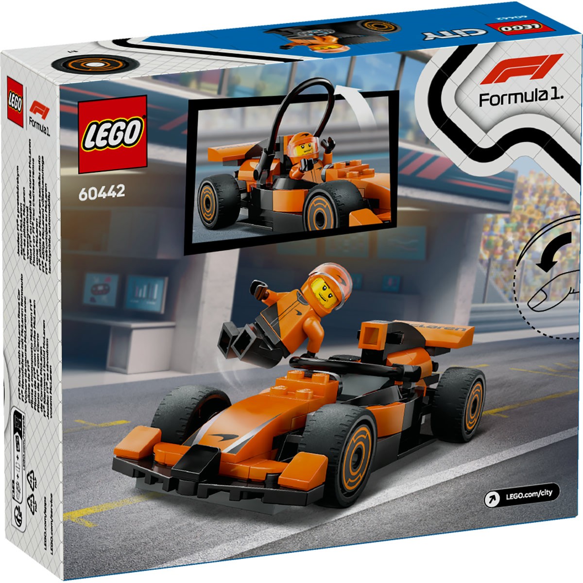 LEGO CITY PILOT F1 CU MASINA DE CURSE MCLAREN 60442 - Imagine 8