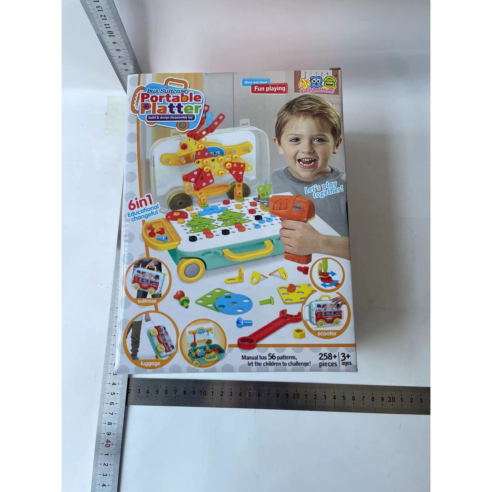 Jucărie Educativă Flippy 6 în 1, Set 258 Piese cu Bormașină - Default Title (8) [ps:d2105d1e-38ce-4af7-bdd9-4ec8472f5ff9]
