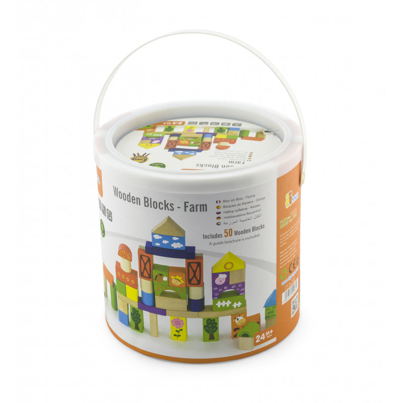 Set cuburi Ferma, 50 de piese, Viga [ps:dbb45717-248d-4f68-af82-3c23656020ba]