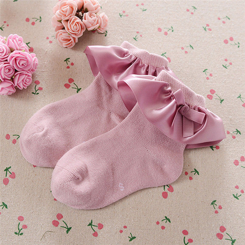 Sosete cu volan si fundita Drool (Culoare: Negru, Varsta: 2-4 ani) [ps:f39ae6db-26e0-4c86-ae2e-bdf6248f3c6e]