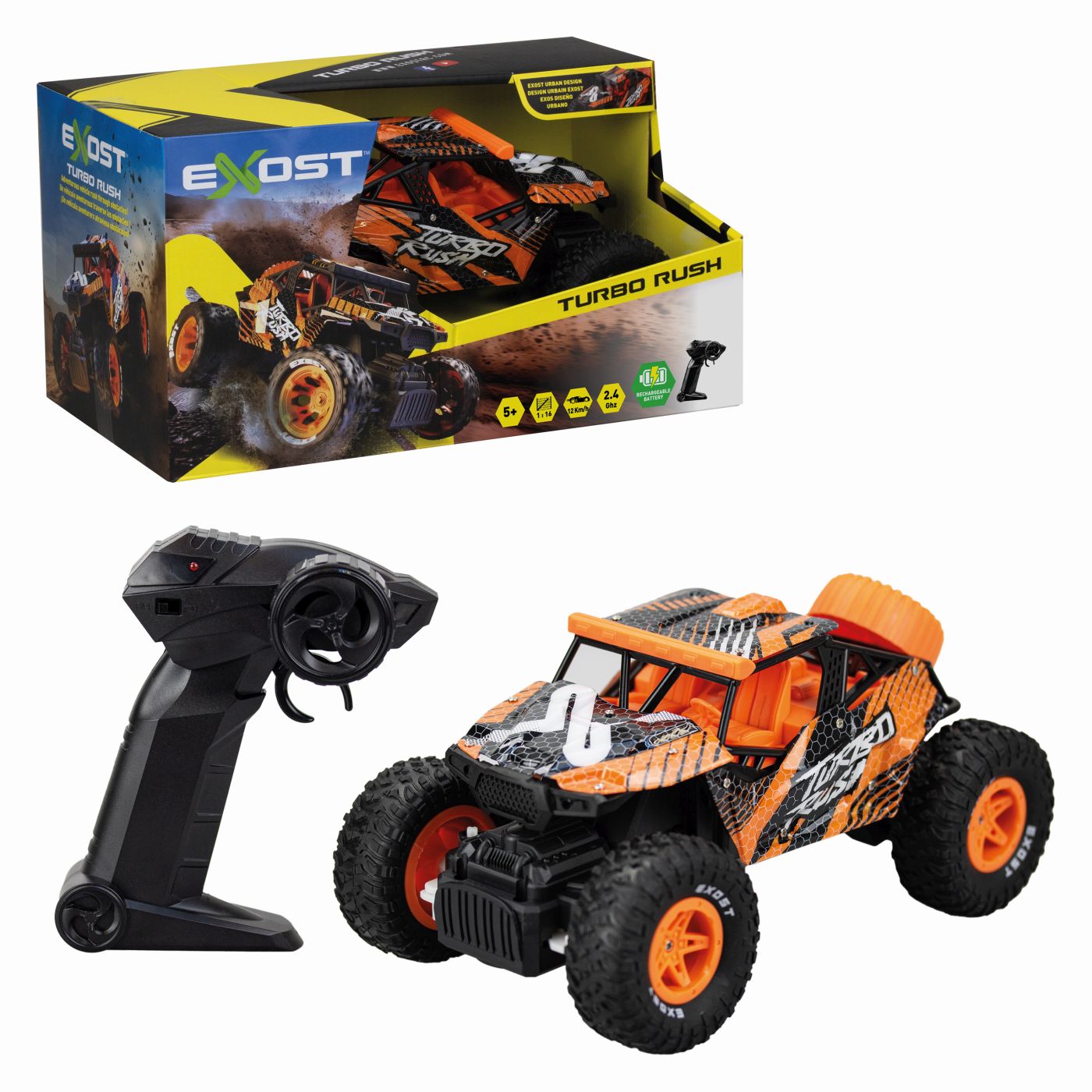 EXOST MASINA CU TELECOMANDA TURBO RUSH 2.4Ghz - Imagine 2 [ps:2f076519-54a6-4113-b66b-75054fe3cd40]