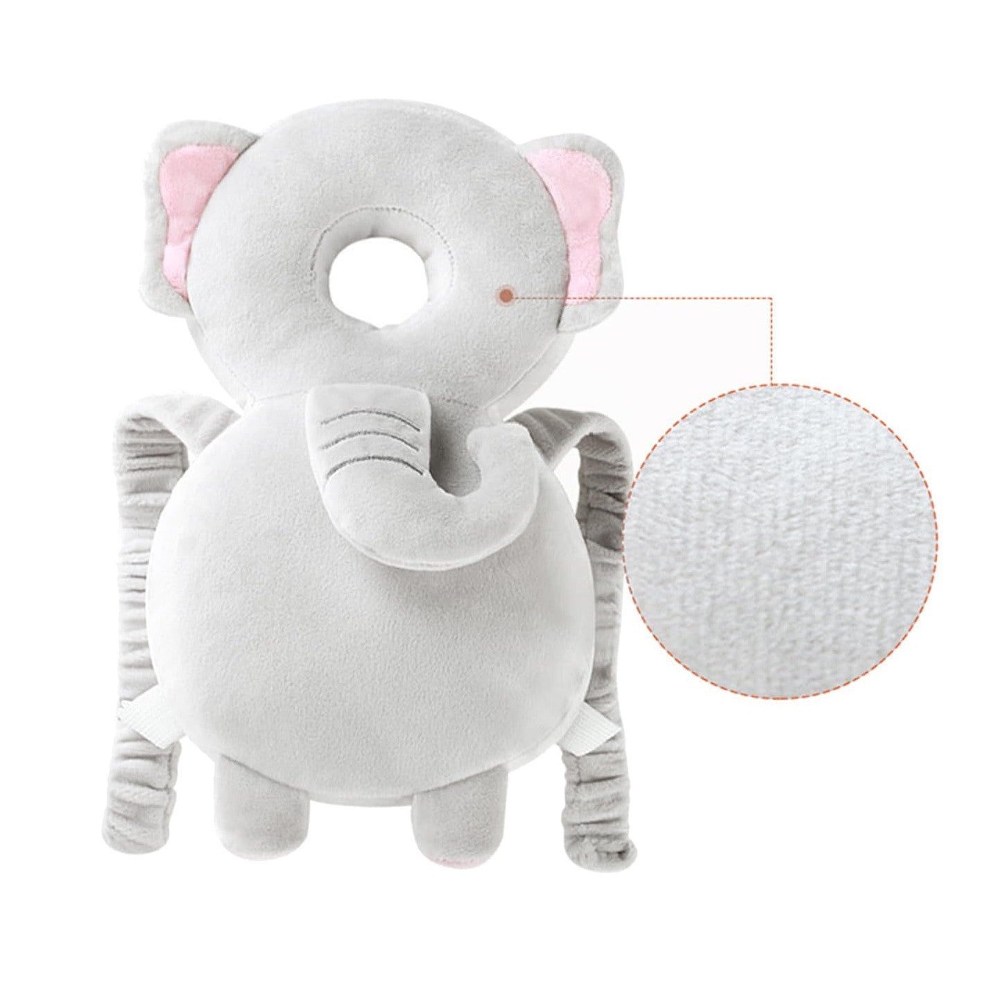 Perna Protectie Cap Bebelusi Flippy, Elefant Plus, Gri - Elefant (8) [ps:e0084028-c123-4fb6-a66f-275544d5a177]