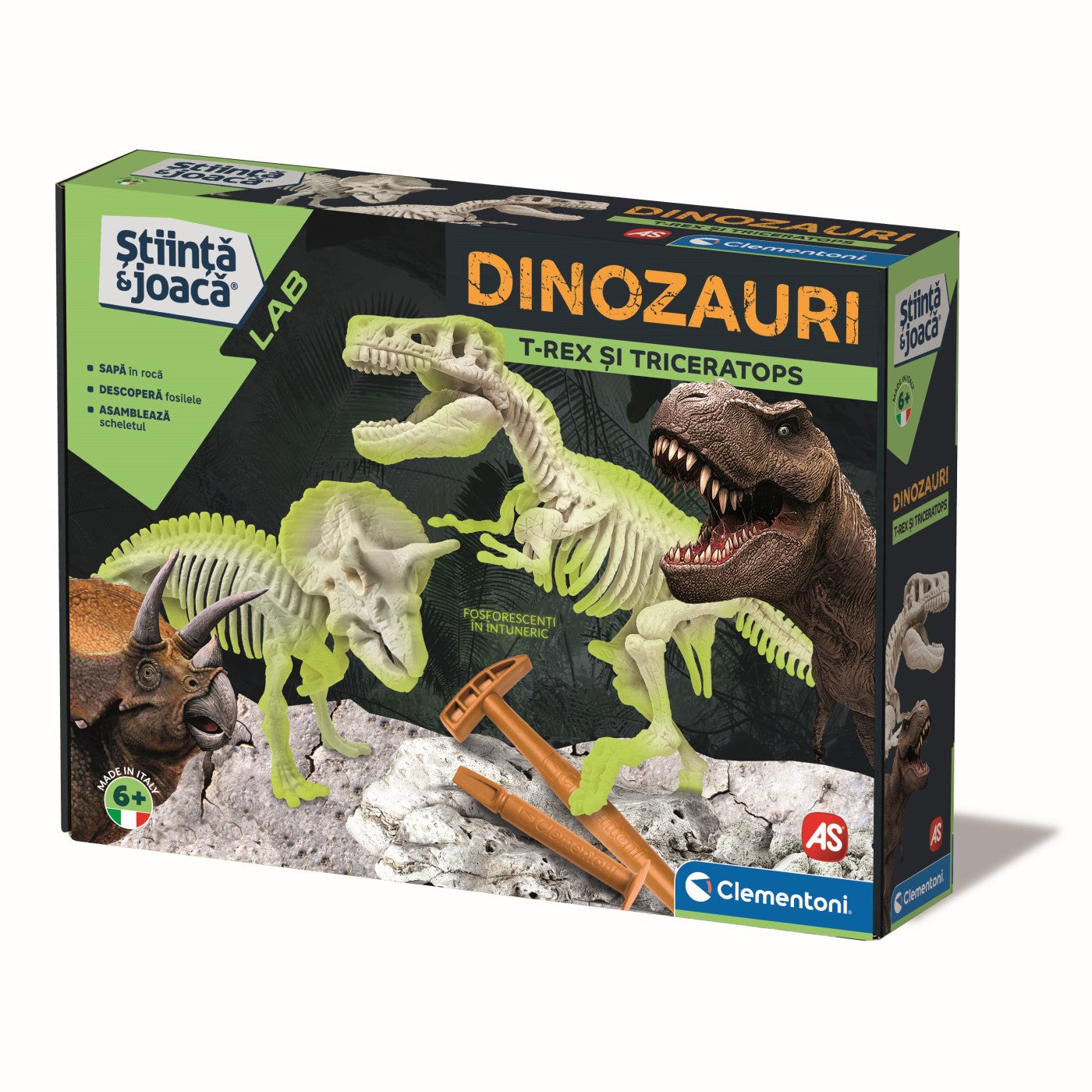 DESCOPERA DINOZAURUL T-REX & TRICERAPTOR FLUO STIINTA SI - Imagine 6 [ps:c36d6b47-5411-46cd-9125-2999983a2cc8]