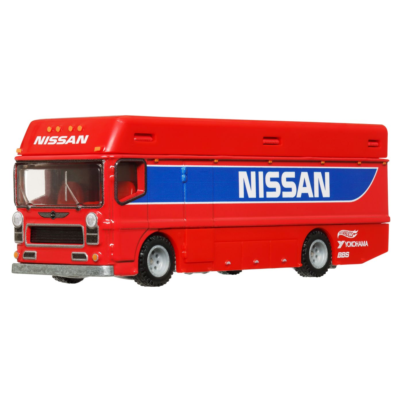 HOT WHEELS TRANSPORTATOR EURO HAULER CU MASINUTA NISSAN - Imagine 8
