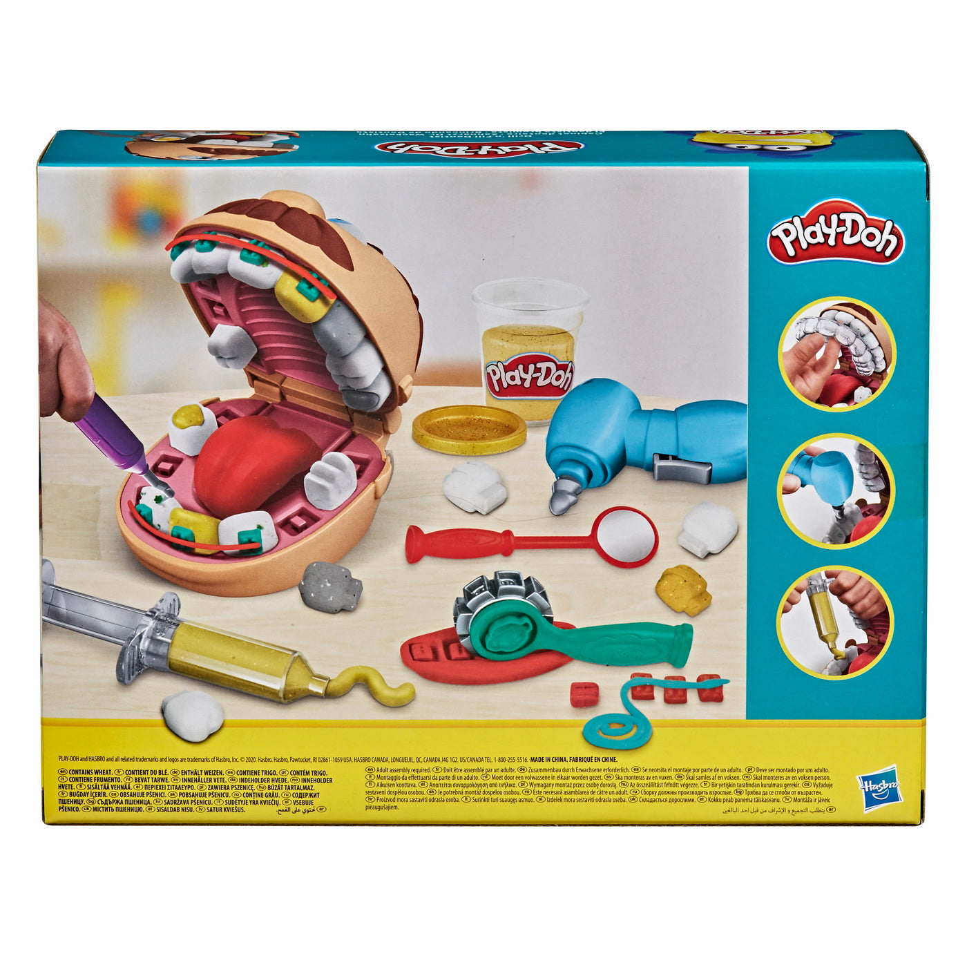 PLAY-DOH SET DENTISTUL CU ACCESORII SI DINTI COLORATI Hasbro - Imagine 8