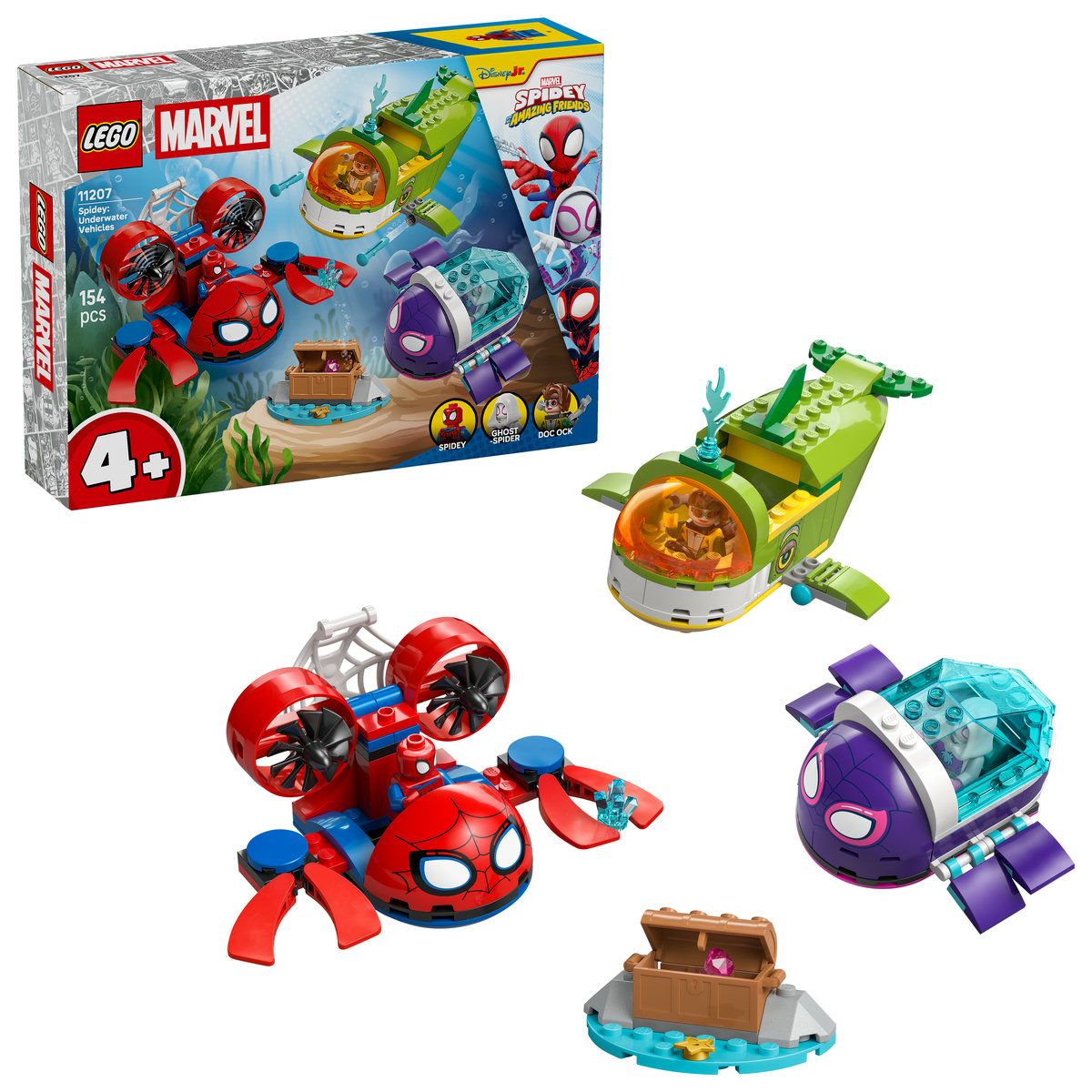 LEGO MARVEL SPIDEY VEHICULE SUBACVATICE 11207 - Imagine 8