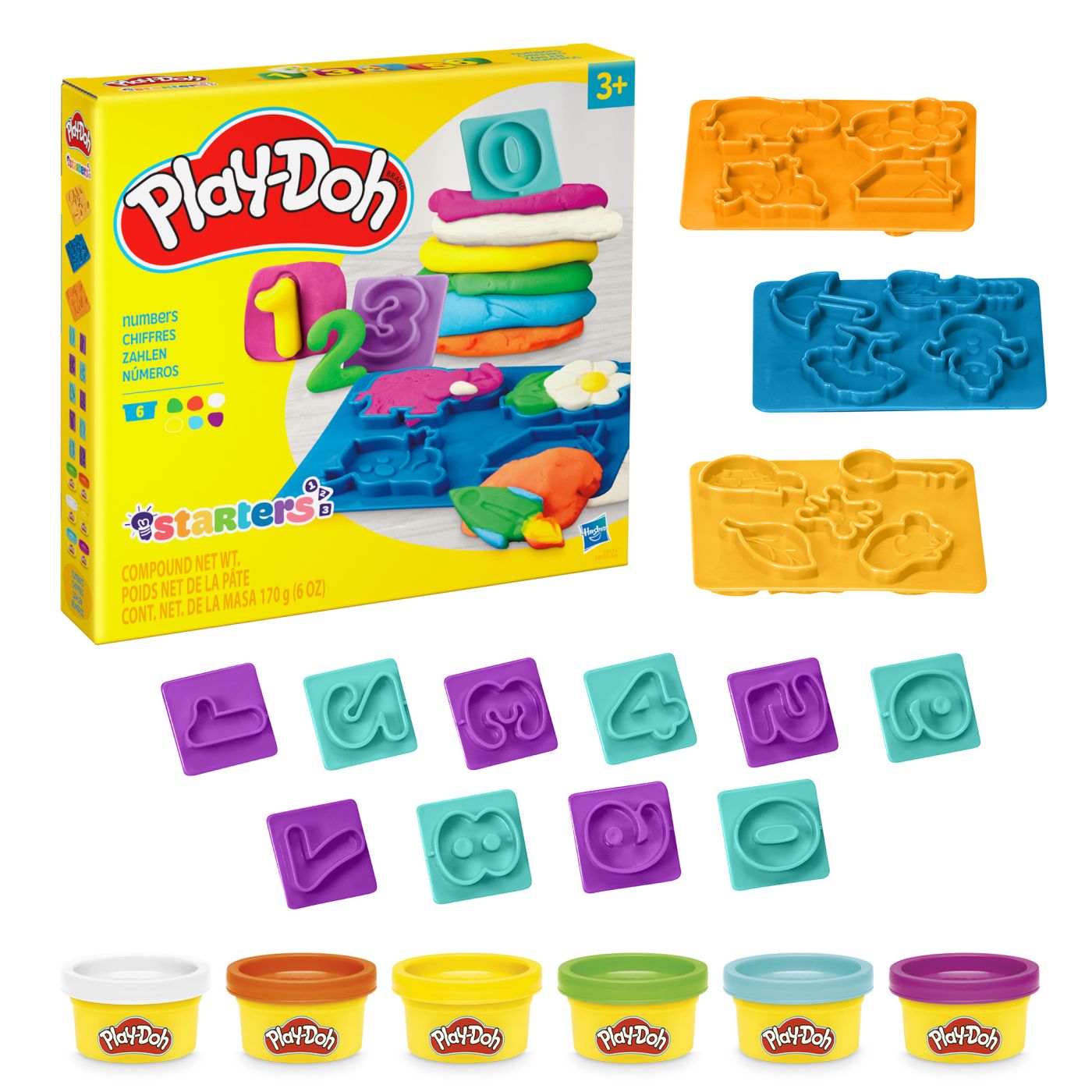 Play-Doh Set Forme Cifre Hasbro - Jucărie de Modelaj - Default Title (8) [ps:fb0ed988-346d-4cc0-ac7a-6bd360d4003a]