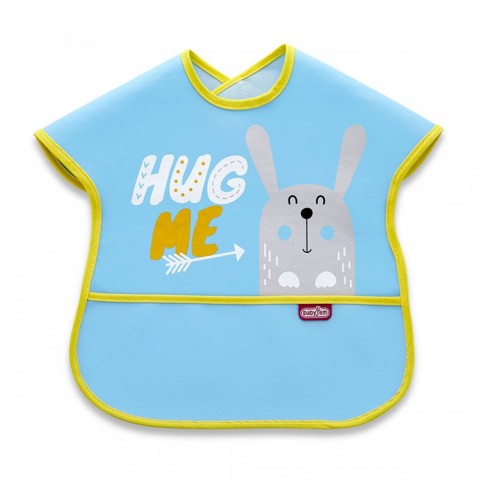 Baveta BabyJem cu buzunar Poly Large Bib (Culoare: Verde) - Bleu
