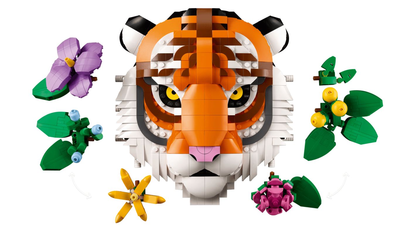 LEGO ART COLECTIA DE FAUNA TIGRU 31217 - Imagine 8