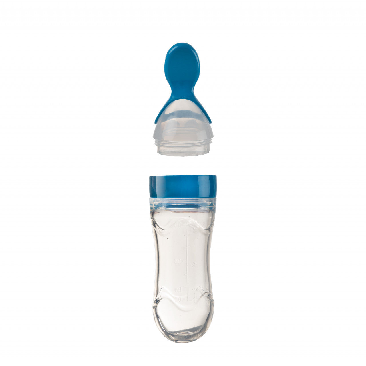 Lingurita cu rezervor pentru bebelusi, BabyJem, cu capac protectie, 90 ml (Culoare: Gri) [ps:65260833-aeab-435a-8030-e7ef2d4f2a80]