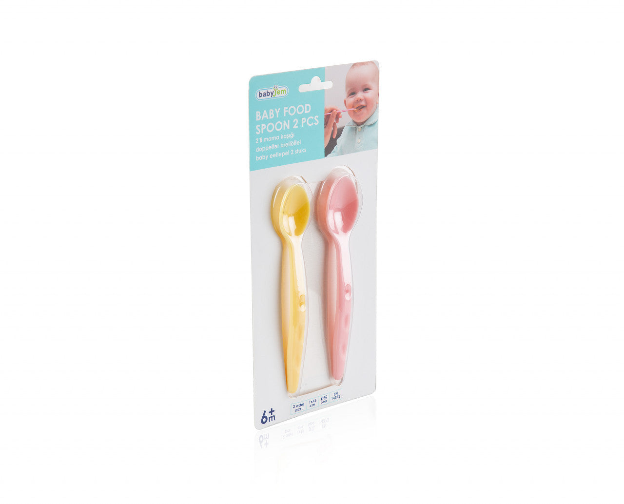 Set 2 lingurite pentru copii BabyJem (Culoare: Bleu) [ps:14e0b080-d49d-49e6-8973-fae69b152fe1]