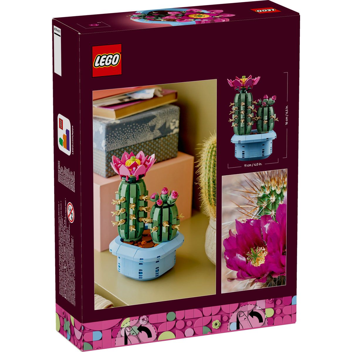 LEGO BOTANICALS CACTUS INFLORIT 11509 - Imagine 8