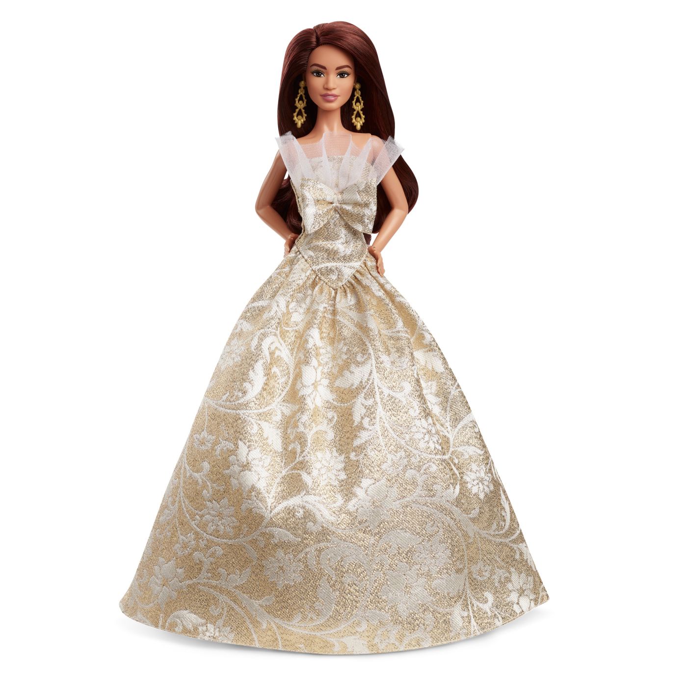 BARBIE SIGNATURE PAPUSA BARBIE BRUNETA DE SARBATORI 2025 - Imagine 8