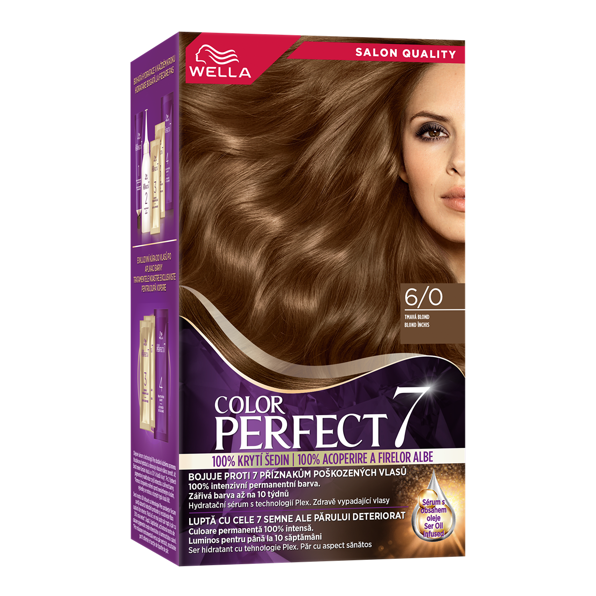 COLOR PERFECT 7, vopsea de par, nuanta saten mediu, nr 4/0 - Imagine 8