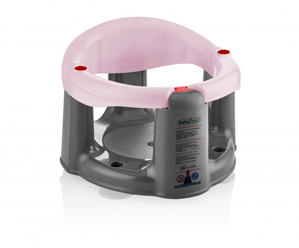 Scaun de baie bebelusi Bath and Feeding BabyJem - Roz